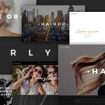 Curly – A Stylish Theme for Hairdressers and Hair Salons