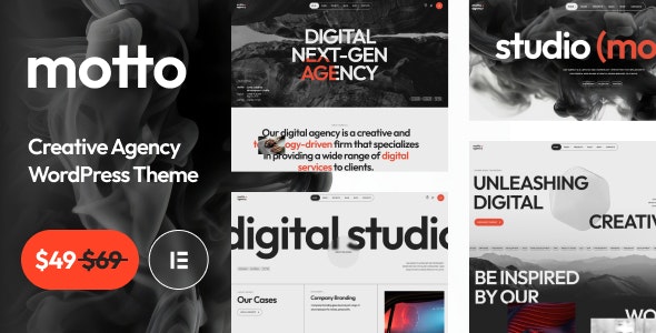 Motto - Creative Agency & Startup WordPress Theme Free Download